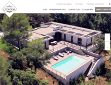 Tablet Screenshot of lavagnac-countryclub.com